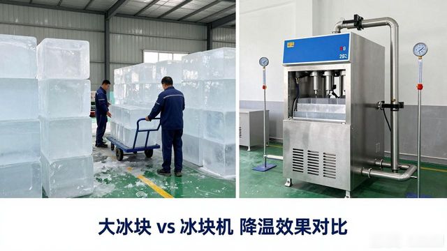 闵行车间夏季降温新宠 大冰块真能管用吗？